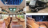 Xe FUSO ROSA limousine 19 chỗ đầu tiên tại Việt Nam