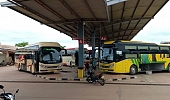 Vientiane bus station Laos