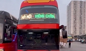 Xe Bus bến xe Nước Ngầm đi Viêng Chăn